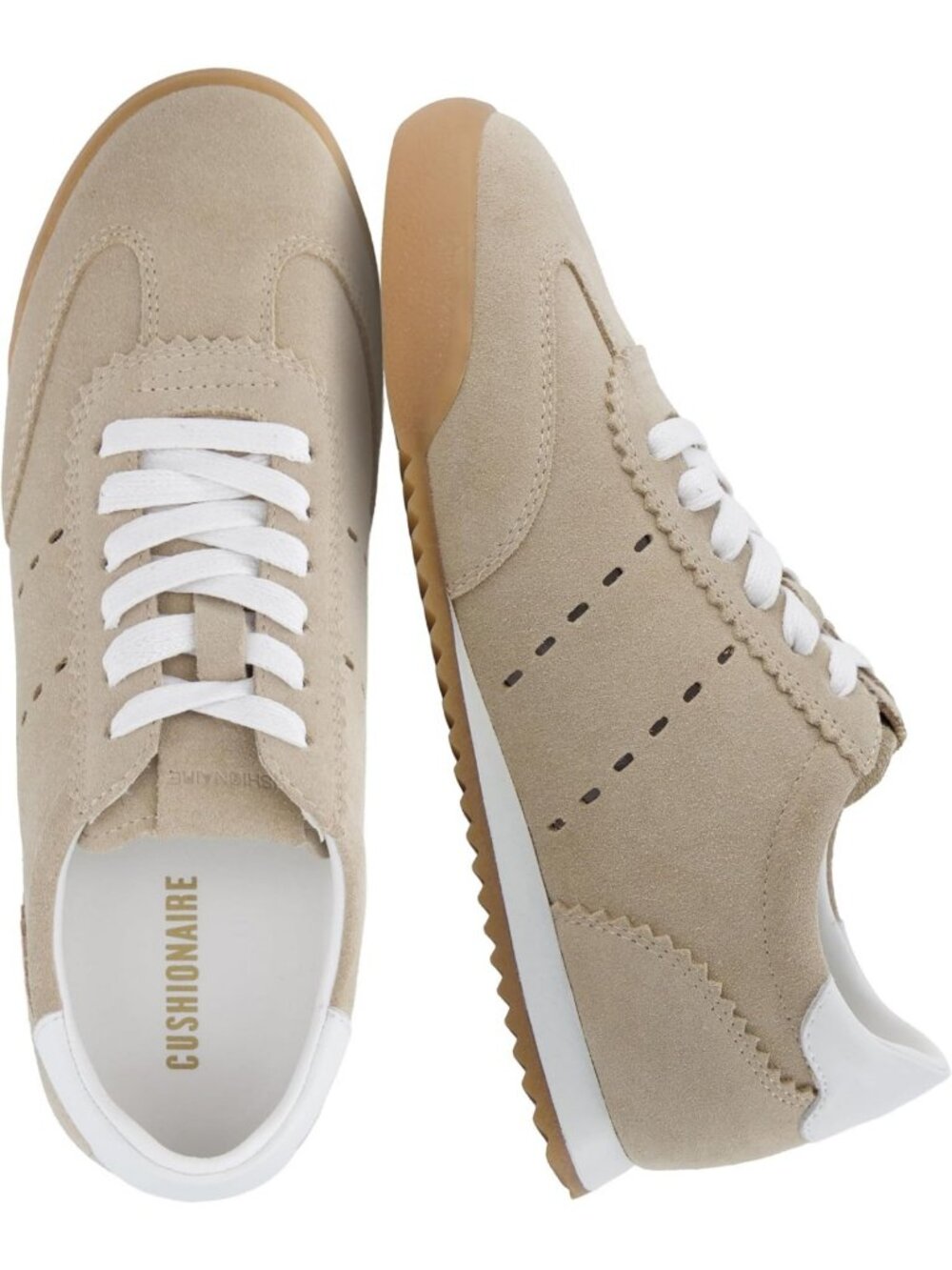 Lightweight Suede Sneakers for Women | Retro Style Casual Shoes with Cushioned